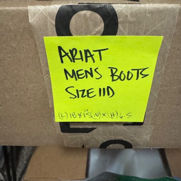 Ariat Mens 11 D Boots Heritage Roughstock Two Tone Western Cowboy Leather Ranch - Picture 15 of 15